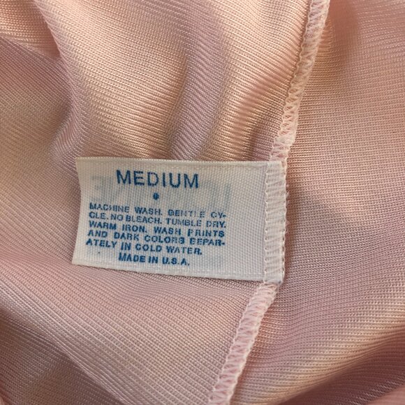 Vintage Lorraine Peignoir Gown & Robe Set Medium Long Pink - Picture 13 of 14